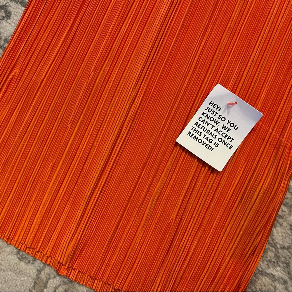 Elegant Orange Halter Dress - Size 2 - Picture 8 of 8
